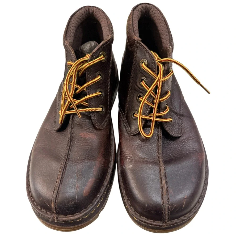 Dr. Martens 12658 Mens 12 Brown Leather Chukka Boot Rugged Workwear Heritage Y2K
